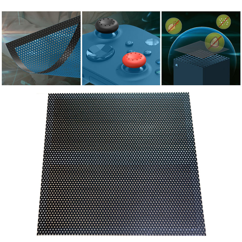 For Xbox Series X 2 Set Mesh Dust Cover 2 Pair Rocker Cap PVC Heat Dissipation Dust-proof Net For Xbox Series X 2 Set Mesh Dust Cover 2 Pair Rocker Cap PVC Heat Dissipation Dust-proof Net